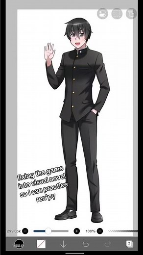rewriting/redesigning yandere simulator into visual novel Taro #yanderesimulator #yansim #redesign