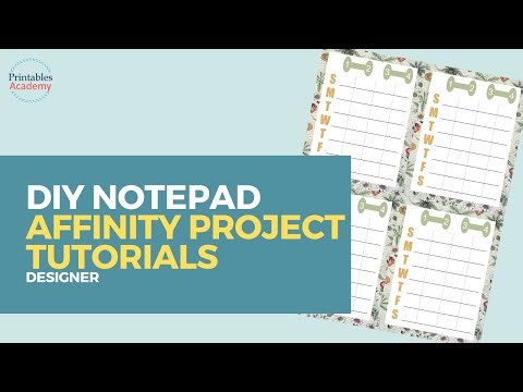 Notepad Design Tutorial with Affinity Designer