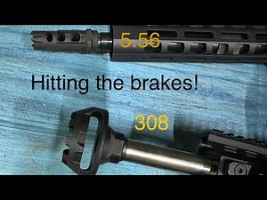 Muzzle brake testing. Recoil reduction for the win