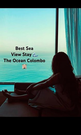 The Best Sea View Hotel 🏩🌊 in Sri Lanka | 📍The ocean colombo | Marine Drive Road #travel #hotel