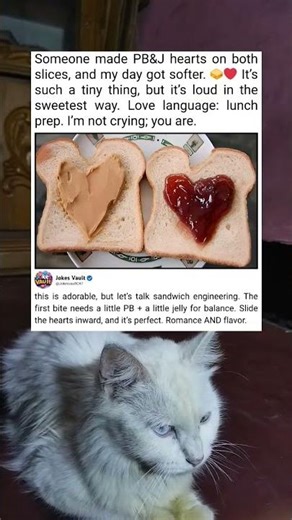 Heart-Shaped PB&J Sandwiches Make Lunch Extra Sweet