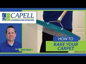 How to Use a Carpet Rake | Carpet Care Tips for High-Traffic Areas (Boise & Meridian, Idaho)