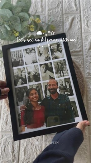 Quick A4 frame setting tutorial ✨ #crafttutorial #shorts