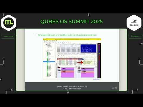 QOSS '25 - Update on UEFI Secure Boot in Qubes OS