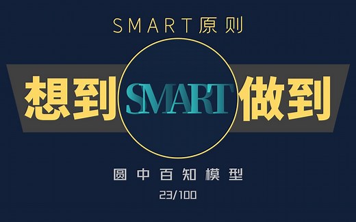 第23期：SMART原则——从想到到做到