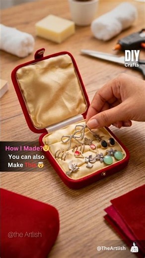 DIY jewellery organizer 😱 #diy #artandcraft #craft #art #handmade