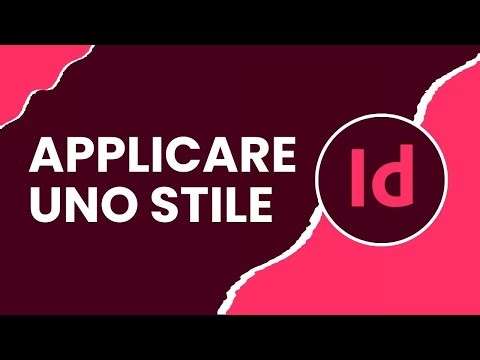 Come applicare uno stile in InDesign