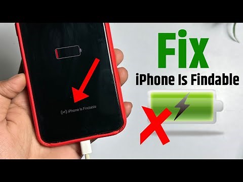 How To Fix iPhone Is Findable And Won't Turn On | iPhone is Findable After Power off|iPhone Findable