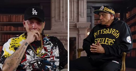 Logic Tearfully Asks His Father Why He Abandoned Him in Emotional Interview