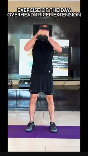 The Overhead Tricep Extension is an excellent exercise for isolating and strengthening the triceps. By lifting the weight overhead, it targets the back of the arms, helping to build muscle definition and upper body strength. Incorporate this move into your routine for toned, stronger arms! Join me for the full workout which includes this exercise now: https://buff.ly/4ef6vbS Follow me to stay inspire on your fitness journey! #OverheadTricepExtension #TricepWorkout #ArmStrength #UpperBodyWorkout 