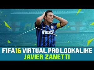 FIFA 16 | VIRTUAL PRO LOOKALIKE TUTORIAL - JAVIER ZANETTI