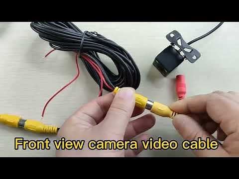 2channels car video switch box front&rear camera switching XY-3027