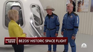 Amazon founder Jeff Bezos on historic launch: First step to build road to space