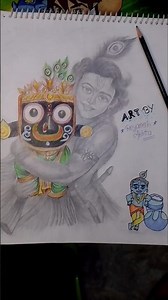 Krishna and Jaganath Drawing Final Part 🦚⭕❗⭕ #drawing #art #painting #Final Part #2025