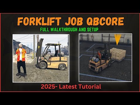 FiveM Forklift Job Script Installation Guide | Step-by-Step Setup | 2025