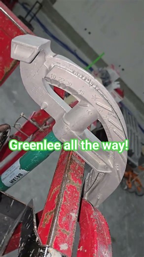 bend on center no problem with greenlee