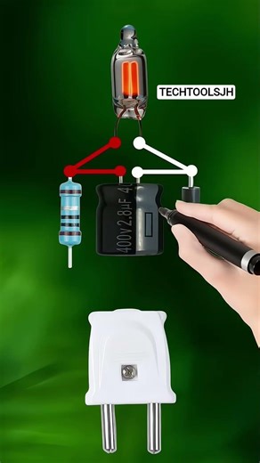 amazing neon bulb connection system circuit diagram #shots #electrical #electrician