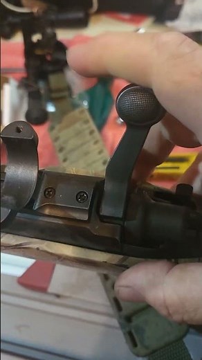 Go and No-Go gauge to test headspace on a Remington 700 in .308 Win