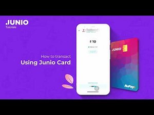 How to use your Junio card?