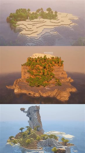 3 MUST TRY Island Seeds 🏝️ Minecraft Bedrock/Java