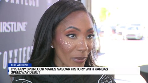 First Black woman to compete at Kansas Speedway race