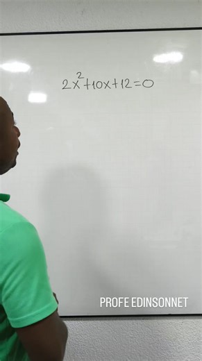 Ecuación de segundo grado por Factorizacion #ecuacion | Matematica paso a paso