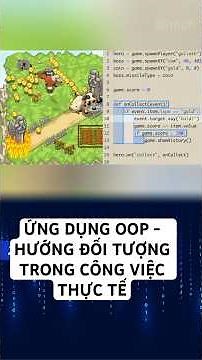 Ứng dụng của OOP - Lập trình hướng đối tượng khi đi làm. #28tech #education #programming