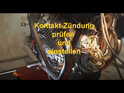 Check, maintain and adjust contact ignition