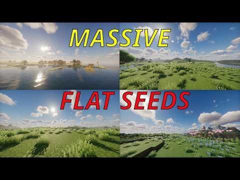 Massive Flat Land Survival Seeds - Minecraft Seeds 26.1+ Java & Bedrock