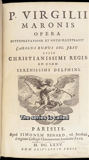 Ad Usum Delphini 📚🐬 #latin #bookhistory