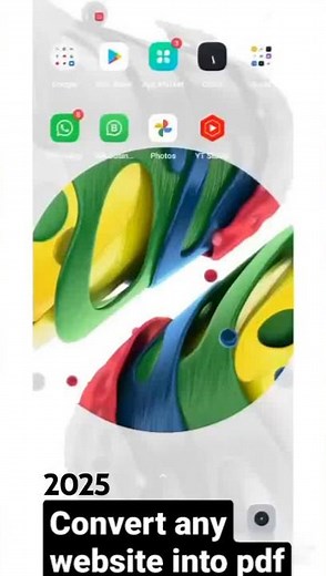 How to convert website into pdf 2025 | (chrome and mobile) #shorts #pdf