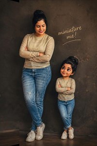 Cinematic Mini Me Edit 📸 | ChatGPT AI Photo Trend #chatgpt #trending #viralvideo