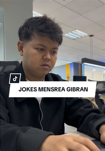 Giliran jokes ngomongin etika 😂😂😂 ngacak2 MK emang beretika? #pandjipragiwaksono #mensrea #gibran