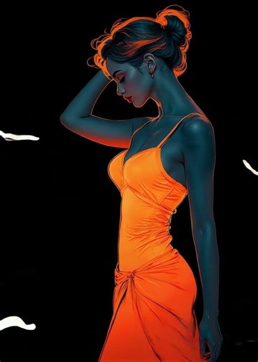 Stunning AI Generated Woman | Looping Art