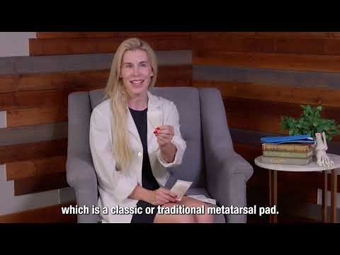 How to use a longitudinal metatarsal arch pad for foot pain