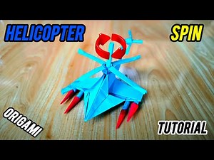 Epic Origami Helicopter with Moving Blades – Step-by-Step Tutorial – Perfect for Paper Craft Fans!