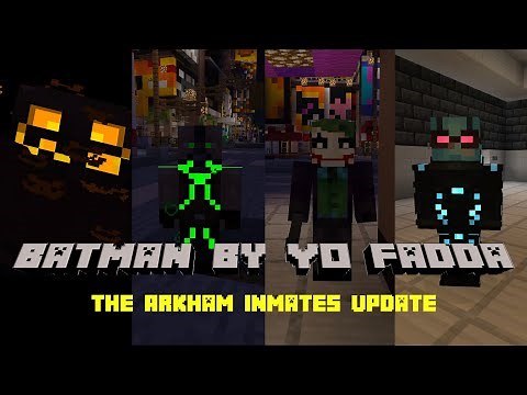 NEW BATMAN MOD UPDATE (Arkham Inmates Update) Minecraft 1.20.1