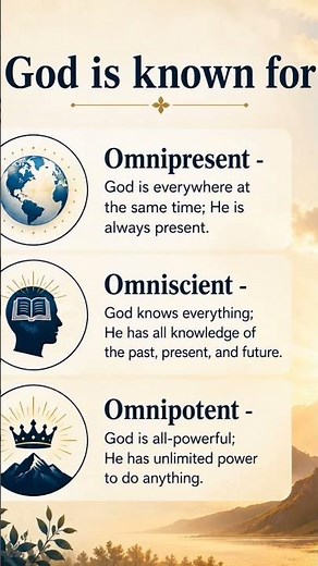 What is Omnipresent, Omniscient and Omnipotent? #english #shorts #viral #viralshorts