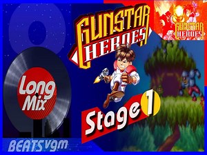 [8-Beats VGM] 火枪英雄 Gunstar Heroes OST 第一关 Military on the Max Power stage 1
