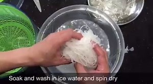 I always like to shred my own veggies when making Yu Sheng at home! It's so much fresher and crispier! It's quite easy to do. All you need is a Japanese vegetable shredder and a salad spinner. Happy Chinese New Year, everyone! | ieatishootipost