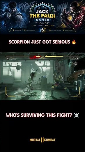 SCORPION GOES WILD vs JACQUI BRIGGS! 🦂🔥 | #mk11 #scorpion