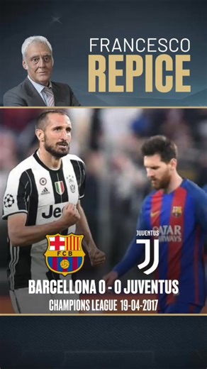 La paura è un sentimento che appartiene ai deboli, agli inconsapevoli, a coloro che non riescono a determinare il proprio destino. La paura la provano quelli che non hanno mai affrontato certe sfide. Paura è una parola che non esiste nel vocabolario dei vincenti. Paura è un termine bandito dallo spogliatoio della Juventus. Amici bianconeri quanti di voi ricordano questa intro e questa partita? Ditemelo nei commenti! | Francesco Repice