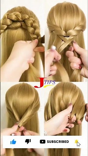 Princess Elsa's hairstyles is so beautiful with the Princess Elsa