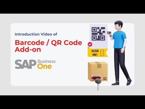 Unleash Efficiency with Our Barcode/QR Code Add-on! #qrcode #barcode #addon #sapb1