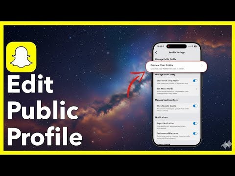 How To Edit Public Profile On Snapchat