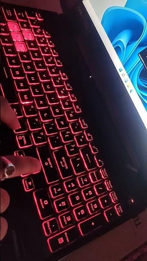 How To Change RGB keyboard Effect in ASUS TUF A15 Gaming #short #