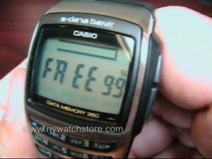 Casio Databank EDB610-1C calculator watch