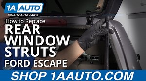 How to Replace Rear Window Struts 2008-12 Ford Escape