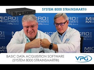 Basic Data Acquisition Software (SYSTEM 8000 STRAINSMART®)