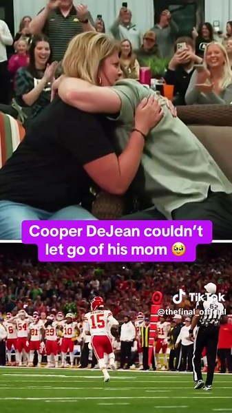 Cooper DeJean emotional after being drafted 40th overall by the Philadelphia Eagles 🥲 #cooperdejean #philadelphiaeagles #eagles #superbowl #nfl